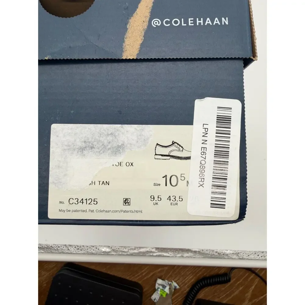 Cole Haan Men's Go-to Plain Toe Oxford Grand Series Lightweight Size 10.5